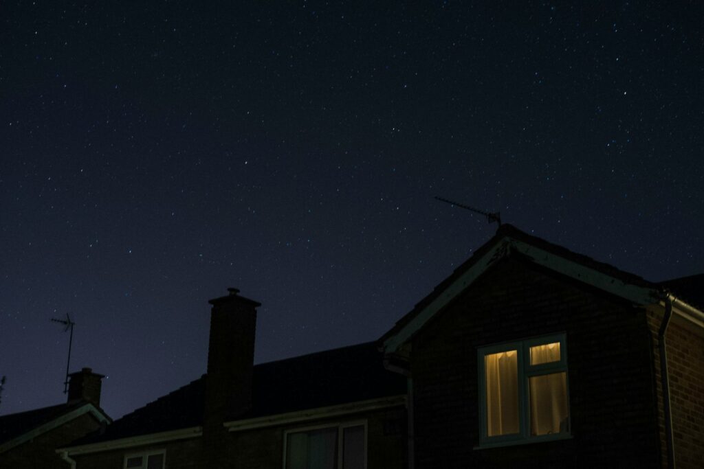 Home Security – House at Night