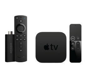 Amazon Fire Stick & Apple TV, TV equipment programmable with TCCTV